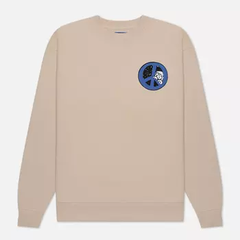 Мужская толстовка MARKET Peeking Through Crew Neck, цвет бежевый, размер S