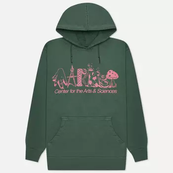 Мужская толстовка MARKET Smiley Arts &amp; Sciences Hoodie, цвет зелёный, размер XL