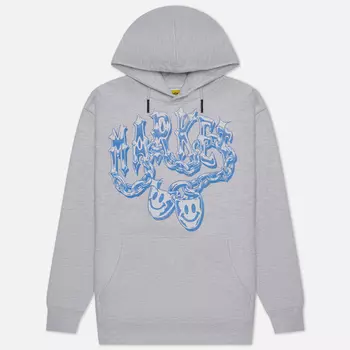 Мужская толстовка MARKET Smiley Market Chain Hoodie, цвет серый, размер S