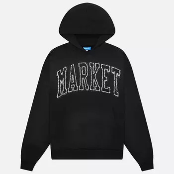 Мужская толстовка MARKET Static Arc Hoodie, цвет чёрный, размер S