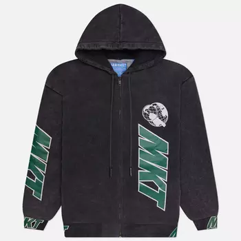 Мужская толстовка MARKET Tier Zero Zip Hoodie, цвет чёрный, размер XL