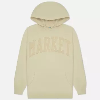 Мужская толстовка MARKET Vintage Wash Arc Hoodie, цвет бежевый, размер XXL