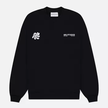 Мужская толстовка MKI Miyuki-Zoku Abstract Crewneck, цвет чёрный, размер S