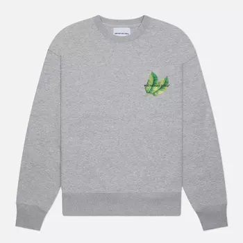 Мужская толстовка MKI Miyuki-Zoku Leaf Crew Neck, цвет серый, размер M