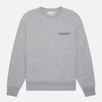 Мужская толстовка MKI Miyuki-Zoku Phonetic Crew Neck, цвет серый, размер XXL