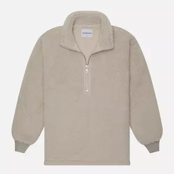 Мужская толстовка MKI Miyuki-Zoku Shearling Quarter Zip, цвет белый, размер XXL
