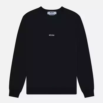 Мужская толстовка MSGM Brush Stroke Micrologo, цвет чёрный, размер XL