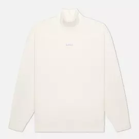 Мужская толстовка MSGM Micrologo Seasonal High Collar, цвет бежевый, размер XL
