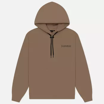 Мужская толстовка Napapijri Albula Hoodie, цвет бежевый, размер L
