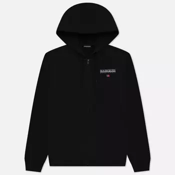 Мужская толстовка Napapijri Ayas Full Zip Hoodie, цвет чёрный, размер S