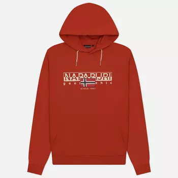 Мужская толстовка Napapijri Aylmer Hoodie Regular Fit, цвет оранжевый, размер XXL