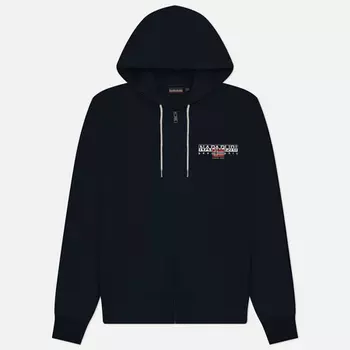 Мужская толстовка Napapijri Aylmer Winter Full-Zip Hoodie, цвет чёрный, размер XXL