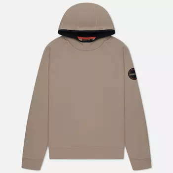 Мужская толстовка Napapijri B-Whale Hoodie, цвет бежевый, размер M