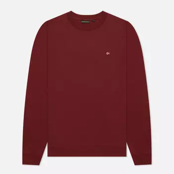 Мужская толстовка Napapijri Balis Crew, цвет бордовый, размер M