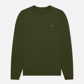 Мужская толстовка Napapijri Balis Crew, цвет зелёный, размер S