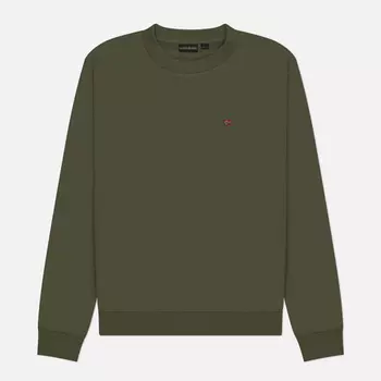 Мужская толстовка Napapijri Balis Summer Crew Neck, цвет оливковый, размер XXL