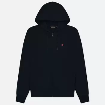 Мужская толстовка Napapijri Balis Summer Full-Zip Hoodie, цвет чёрный, размер XXXL
