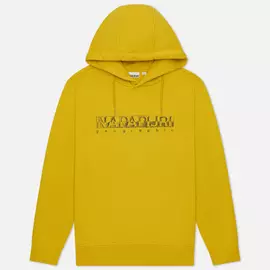 Мужская толстовка Napapijri Ballar Hoodie, цвет жёлтый, размер XL
