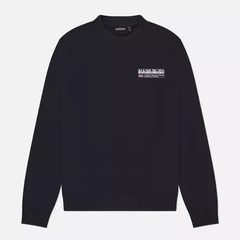 Мужская толстовка Napapijri Kasba Crew, цвет чёрный, размер XXL