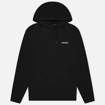 Мужская толстовка Napapijri Morgex Hoodie, цвет чёрный, размер S