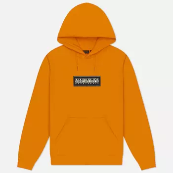 Мужская толстовка Napapijri Suze Hoodie, цвет оранжевый, размер L