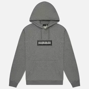 Мужская толстовка Napapijri Suze Hoodie, цвет серый, размер XXL