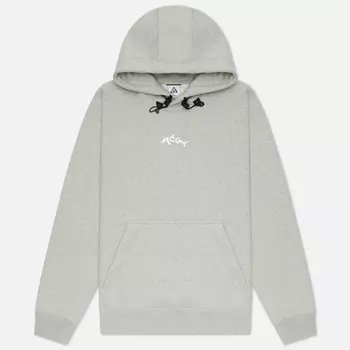 Мужская толстовка Nike ACG NRG GPX Dolphin Hoodie, цвет серый, размер XL