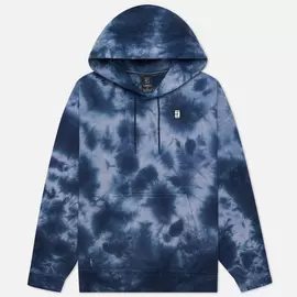 Мужская толстовка Nike Court Fleece Heritage Tie Dye Hoodie, цвет синий, размер M