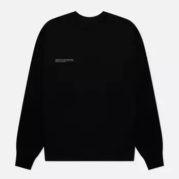 Мужская толстовка PANGAIA 365 Basic Crew Neck, цвет чёрный, размер XXL