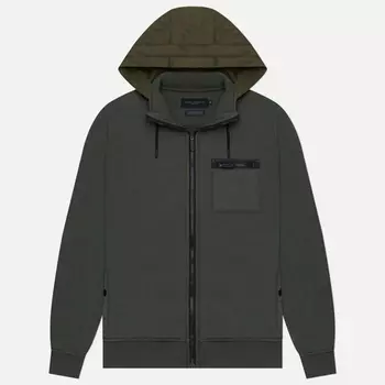 Мужская толстовка Peaceful Hooligan Jake Hoodie, цвет оливковый, размер S