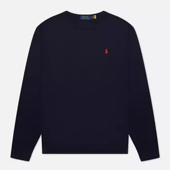 Мужская толстовка Polo Ralph Lauren Embroidered Pony Fleece Crew Neck, цвет синий, размер S