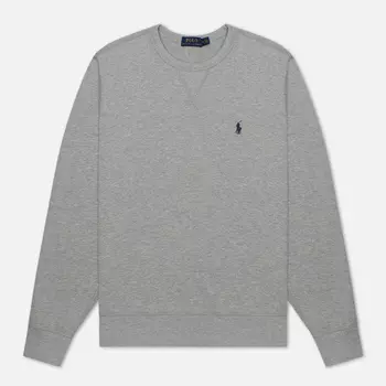 Мужская толстовка Polo Ralph Lauren Embroidered Pony Fleece Crew Neck, цвет серый, размер L