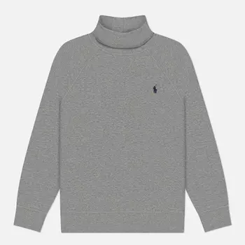 Мужская толстовка Polo Ralph Lauren Embroidered Pony Fleece Turtle Neck, цвет серый, размер S