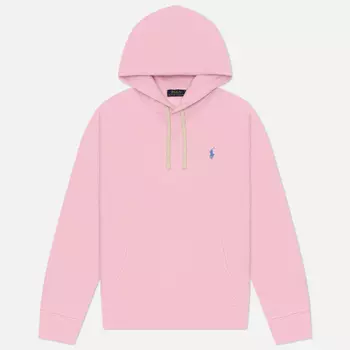 Мужская толстовка Polo Ralph Lauren Embroidered Pony Fleece Hoodie, цвет розовый, размер XL