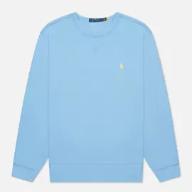 Мужская толстовка Polo Ralph Lauren Embroidered Pony Fleece Crew Neck, цвет голубой, размер M
