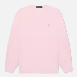 Мужская толстовка Polo Ralph Lauren Embroidered Pony Fleece Crew Neck, цвет розовый, размер L