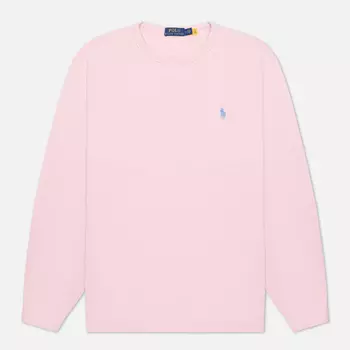 Мужская толстовка Polo Ralph Lauren Embroidered Pony Fleece Crew Neck, цвет розовый, размер XXL