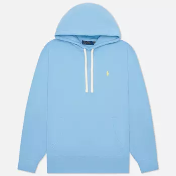 Мужская толстовка Polo Ralph Lauren Embroidered Pony Fleece Hoodie, цвет голубой, размер S