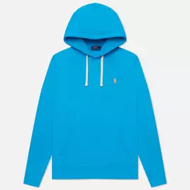 Мужская толстовка Polo Ralph Lauren Embroidered Pony Fleece Hoodie, цвет голубой, размер XL