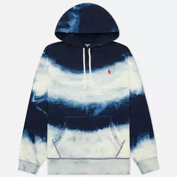 Мужская толстовка Polo Ralph Lauren Garment Dyed Seasonal Fleece, цвет синий, размер M