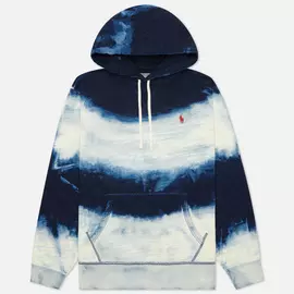 Мужская толстовка Polo Ralph Lauren Garment Dyed Seasonal Fleece, цвет синий, размер XXL