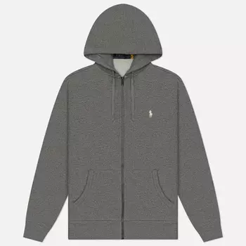 Мужская толстовка Polo Ralph Lauren Loopback Fleece Full-Zip Hoodie, цвет серый, размер XL