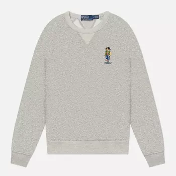 Мужская толстовка Polo Ralph Lauren Polo Bear Crew Neck, цвет серый, размер XXL