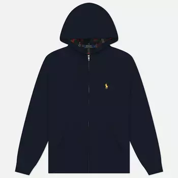 Мужская толстовка Polo Ralph Lauren The RL Fleece Full-Zip Hoodie, цвет синий, размер XXL