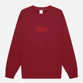 Мужская толстовка Puma x Maison Kitsune Logo Crew, цвет бордовый, размер XXL