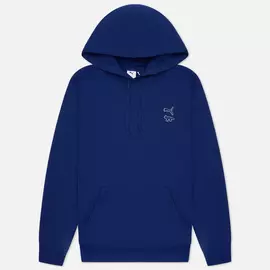 Мужская толстовка Puma x Maison Kitsune Print Hoodie, цвет синий, размер S