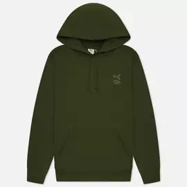 Мужская толстовка Puma x Maison Kitsune Print Hoodie, цвет зелёный, размер XS