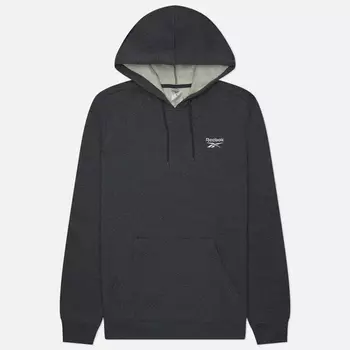 Мужская толстовка Reebok Identity Small Logo Fleece Hoodie, цвет серый, размер S