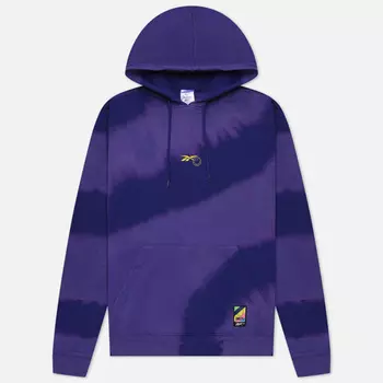 Мужская толстовка Reebok Smiley Hoodie, цвет фиолетовый, размер M