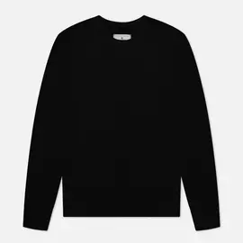 Мужская толстовка Reigning Champ Knit Lightweight Terry Crew Neck, цвет чёрный, размер L